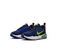 Sneaker NIKE SPORTSWEAR "Air Max Nova (GS)", Jungen, Gr. 38,5, blau (racer blau, grün strike, schwarz, weiß), Synthetik, Textil, Schuhe Sneaker, für Jugendliche (57034045-38,5) racer blau, grün strike