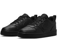 Sneaker NIKE SPORTSWEAR "Court Borough Low Recraft (GS)", Mädchen, Gr. 36,5, schwarz (schwarz, schwarz), Synthetik, Textil, Schuhe Sneaker, Design auf den Spuren des Air Force 1 (24173449-36,5) schwar