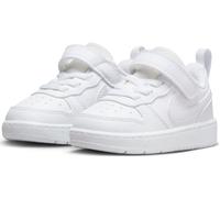 Sneaker NIKE SPORTSWEAR "COURT BOROUGH LOW RECRAFT (TD)", Mädchen, Gr. 26, weiß (weiß, weiß), Synthetik, Textil, Schuhe Sneaker, Design auf den Spuren des Air Force 1, für Kinder (52422230-26) weiß, w