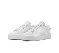 Sneaker NIKE SPORTSWEAR "COURT LEGACY LIFT", Damen, Gr. 41, weiß, Leder, Synthetik, Schuhe Skaterschuh Plateausneaker Sneaker low (50461469-41) weiß