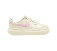 Sneaker NIKE SPORTSWEAR "Court Vision Alta", Damen, Gr. 40,5, sail, pink foam, Leder, Synthetik, Schuhe Sneaker, inspiriert vom Design des Nike Air Force (15681225-40,5) sail, pink foam