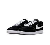 Sneaker NIKE SPORTSWEAR "COURT VISION LO FL", Herren, Gr. 42, schwarz-weiß (schwarz, weiß), Leder, Schuhe Sneaker, inspiriert vom Design des Nike Air Force (88276009-42) schwarz, weiß