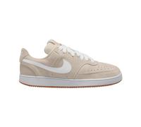 Sneaker NIKE SPORTSWEAR "COURT VISION LO FL", Herren, Gr. 43, beige (lt orewood brn, weiß, gum med braun), Leder, Schuhe Sneaker, inspiriert vom Design des Nike Air Force (79779720-43) lt orewood brn,