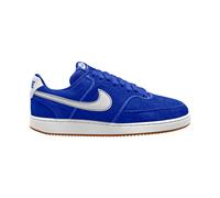 Sneaker NIKE SPORTSWEAR "COURT VISION LO FL", Herren, Gr. 44, blau (hyper royal, weiß, gum med braun), Leder, Schuhe Sneaker, inspiriert vom Design des Nike Air Force (51040118-44) hyper royal, weiß, 