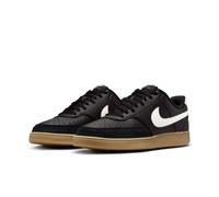 Sneaker NIKE SPORTSWEAR "COURT VISION LO", Gr. 44,5, schwarz, sail, gum light braun, Synthetik, Textil, Schuhe (78389719-44,5) schwarz, sail, gum light braun
