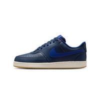 Sneaker NIKE SPORTSWEAR "COURT VISION LOW", Herren, Gr. 40, midnight navy, deep royal blau, sail, Leder, Synthetik, Schuhe Sneaker (72570710-40) midnight navy, deep royal blau, sail
