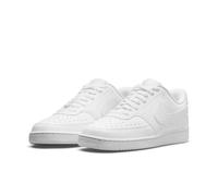 Sneaker NIKE SPORTSWEAR "Court Vision Low Next Nature", Damen, Gr. 36,5, weiß, Synthetik, Schuhe Skaterschuh Sneaker low, inspiriert vom Design des Nike Air Force (44488726-36,5) weiß