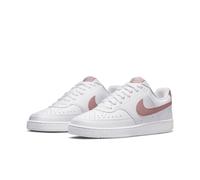 Sneaker NIKE SPORTSWEAR "Court Vision Low Next Nature", Damen, Gr. 39, rosa (weiß, pink, oxford), Synthetik, Schuhe Skaterschuh Sneaker low, inspiriert vom Design des Nike Air Force (62630862-39) weiß