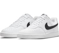 Sneaker NIKE SPORTSWEAR "Court Vision Low Next Nature", Damen, Gr. 41, schwarz-weiß (weiß, schwarz, weiß), Synthetik, Schuhe Skaterschuh Sneaker low, inspiriert vom Design des Nike Air Force (40507860