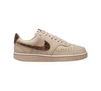 Sneaker NIKE SPORTSWEAR "Court Vision Low Premium", Herren, Gr. 41, sanddrift, british khaki, schwarz, Synthetik, Schuhe Sneaker (22936468-41) sanddrift, british khaki, schwarz