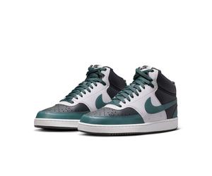 Sneaker NIKE SPORTSWEAR "COURT VISION MID", Herren, Gr. 40, anthrazit, mineral slate, photon dust, Synthetik, Schuhe Sneaker, inspiriert vom Design des Nike Air Jordan (27585959-40) anthrazit, mineral