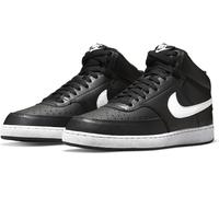 Sneaker NIKE SPORTSWEAR "COURT VISION MID NEXT NATURE", Herren, Gr. 42,5, schwarz-weiß (schwarz, weiß), Synthetik, Schuhe Sneaker, inspiriert vom Design des Nike Air Jordan (49323163-42,5) schwarz, we