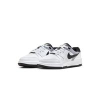 Sneaker NIKE SPORTSWEAR "FULL FORCE LO (GS)", Kinder, Gr. 38,5, weiß, schwarz, pewter, Leder, Synthetik, Schuhe Sneaker, Topseller (67421860-38,5) weiß, schwarz, pewter