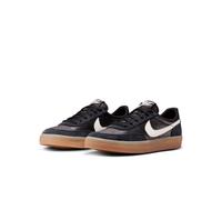 Sneaker NIKE SPORTSWEAR "KILLSHOT 2 (GS)", Kinder, Gr. 35,5, schwarz, sail, gum gelb, Leder, Schuhe Sneaker, Für Jugendliche (70205637-35,5) schwarz, sail, gum gelb