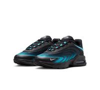 Sneaker NIKE SPORTSWEAR "Nike Air Max Fire", Herren, Gr. 46, schwarz, gamma blau, metallic silber, Synthetik, Textil, Schuhe Sneaker, inspiriert vom Design des Air Max TN (48085910-46) schwarz, gamma