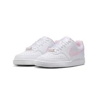 Sneaker NIKE SPORTSWEAR "Nike Court Vision Low", Damen, Gr. 41, weiß, pink foam, Synthetik, Schuhe Sneaker, inspiriert vom Design des Nike Air Force (61514107-41) weiß, pink foam