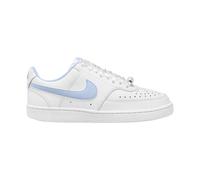 Sneaker NIKE SPORTSWEAR "Nike Court Vision Low", Damen, Gr. 42,5, weiß, hydrogen blau, Synthetik, Schuhe Sneaker, inspiriert vom Design des Nike Air Force (62244955-42,5) weiß, hydrogen blau