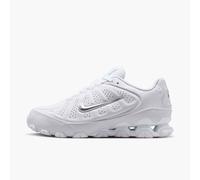 Sneaker NIKE SPORTSWEAR "Nike Reax 8 SL", Damen, Gr. 38,5, weiß, metallic silber, pure platinum, Synthetik, Schuhe Sneaker, inspiriert vom Design des Nike Shox (95595430-38,5) weiß, metallic silber, p