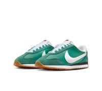 Sneaker NIKE SPORTSWEAR "Pacific", Damen, Gr. 41, evergrün aura, weiß, schwarz, total orange, Leder, Textil, Schuhe Sneaker (98392204-41) evergrün aura, weiß, schwarz, total orange