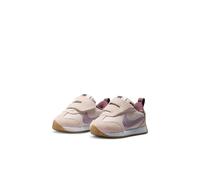 Sneaker NIKE SPORTSWEAR "PACIFIC (TD)", Mädchen, Gr. 22, lt orewood brn, silber lila, tattoo, Leder, Textil, Schuhe Sneaker, inspiriert vom Design des Nike Cortez,mit praktischem Klettverschluss (5375