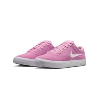 Sneaker NIKE SPORTSWEAR "W CHARGE SUEDE", Damen, Gr. 36,5, pink rise, weiß, pink rise, weiß, Leder, Schuhe Sneaker (89648300-36,5) pink rise, weiß, pink rise, weiß