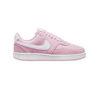 Sneaker NIKE SPORTSWEAR "W COURT VISION LO SUEDE", Herren, Gr. 42,5, pink foam, weiß, Leder, Synthetik, Schuhe Sneaker (49141407-42,5) pink foam, weiß