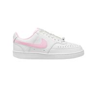 Sneaker NIKE SPORTSWEAR "W COURT VISION LOW LE", Damen, Gr. 40, weiß, pink foam, Synthetik, Schuhe Sneaker, inspiriert vom Design des Nike Air Force (61514107-40) weiß, pink foam