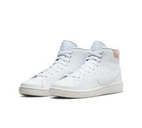 Sneaker NIKE SPORTSWEAR "Wmns Court Royale 2 Mid", Damen, Gr. 42, weiß, Leder, unifarben, Schuhe Skaterschuh Sneakerboots Schnürboots (85243552-42) weiß