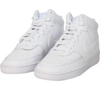 Sneaker NIKE SPORTSWEAR "Wmns Court Vision Mid", Damen, Gr. 40,5, weiß, Leder, Schuhe Sneaker, Design auf den Spuren des Air Force 1 (26468948-40,5) weiß
