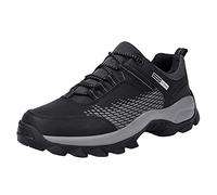 sneaker ohne schnürsenkel Sneaker Schuhe Herren Anti-Rutsch Turnschuhe Mesh Herren Turnschuhe Schnürung Slip In Schlupfschuhe Laufschuhe Bequem Sportschuhe Walkingschuhe stoff schuhe Schwarz 43