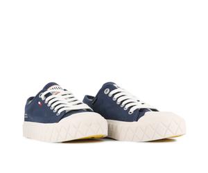Sneaker PALLADIUM "PALLA ACE CVS ORG", Damen, Gr. 43, mood indigo, Textil, Schuhe Sneaker, aus Canvas (47611847-43) mood indigo