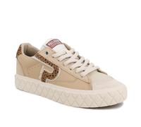 Sneaker PALLADIUM "PALLA ACE LO MIX LTH", Damen, Gr. 41, atmungsaktiv, irish braun, milk, Leder, Schuhe Sneaker (60495954-41) irish braun, milk