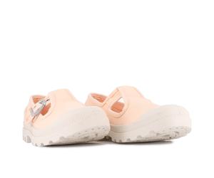 Sneaker PALLADIUM "PAMPA M-JANE WASHED", Damen, Gr. 41, beige (rose stone), Textil, Schuhe Sneaker, aus Textil, mit Gummilaufsohle, mit Riemenverschluss (53891631-41) rose stone