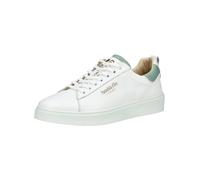 Pantofola d'Oro Herren Low Sneaker ELBA Weiß Grün Glattleder, Größe:42, Farbauswahl:weiß