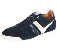 Sneaker PANTOFOLA D´ORO "VASTO LOW", Herren, Gr. 40, navy, weiß, Leder, Schuhe Sneaker, Obermaterial aus Leder, Gummilaufsohle, mit Schnürung (79147863-40) navy, weiß