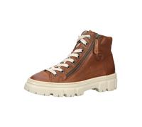 Paul Green Damen Hightop-Sneaker, Frauen High-Top Sneaker,Strassenschuhe,Sportschuhe,Freizeitschuhe,Turnschuhe,Mittelbraun (Cognac),38.5 EU / 5.5 UK