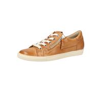 Paul Green Sneaker Damen mit Außenreißverschluss Braun Größe 38