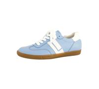 Sneaker PAUL GREEN "Paul Green Sneaker Glattleder", Damen, Gr. 38, weiß (blau, weiß), Glattleder, Schuhe Sneaker (94610300-38) blau, weiß