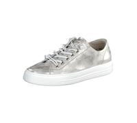 Sneaker PAUL GREEN "Paul Green Sneaker Leder", Damen, Gr. 39, silber, Leder, Schuhe Sneaker (26771357-39) silber
