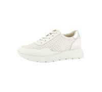 Sneaker PAUL GREEN "Paul Green Sneaker Leder", Damen, Gr. 40,5, weiß (weiß, silber), Leder, casual, Schuhe (27062644-40,5) weiß, silber