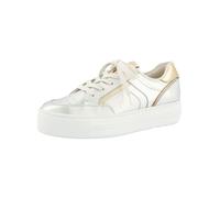 Sneaker PAUL GREEN "Paul Green Sneaker Leder", Damen, Gr. 40, silber (metallic silber), Leder, Schuhe Sneaker (76521832-40) metallic silber