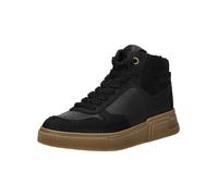 Paul Green Damen Hightop-Pauls mit Wechselfußbett, Frauen High-Top Sneaker,Warm gefüttert,schnürer,schnürstiefeletten,Schwarz (Black),38.5 EU / 5.5 UK