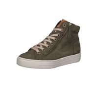Sneaker PAUL GREEN "Paul Green Sneaker Nubukleder", Damen, Gr. 37,5, braun (oliv, braun), Nubukleder, Schuhe Sneaker (14638022-37,5)
