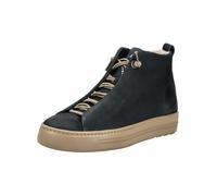 Paul Green Schnürschuh 4024-027 – sportlicher Damenschuh Leder Schwarz/Cognac Gr. 38