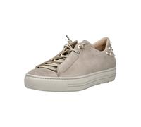 Sneaker PAUL GREEN "Paul Green Sneaker Veloursleder", Damen, Gr. 37,5, beige, Veloursleder, Schuhe Sneaker (39677941-37,5) beige