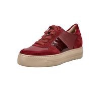 Sneaker PAUL GREEN "Paul Green Sneaker Veloursleder", Damen, Gr. 37,5, rot (rot lack), Veloursleder, Schuhe Sneaker (86036046-37,5) rot lack