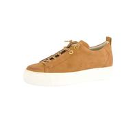 Sneaker PAUL GREEN "Paul Green Sneaker Veloursleder", Damen, Gr. 38,5, braun, Veloursleder, Schuhe Sneaker (27218514-38,5) braun