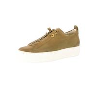 Sneaker PAUL GREEN "Paul Green Sneaker Veloursleder", Damen, Gr. 39, Leder, grün (olive), Veloursleder, Schuhe Sneaker (59433612-39) olive