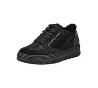 Sneaker PAUL GREEN "Paul Green Sneaker Veloursleder", Damen, Gr. 40, schwarz, Veloursleder, Schuhe Sneaker (60598441-40) schwarz