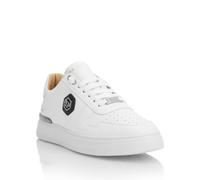 Sneaker PHILIPP PLEIN "Cocco Crocco Geprägt", Herren, Gr. 38, Normalschaft, weiß (01, weiß), Schuhe Sneaker (45575205-38) 01, weiß